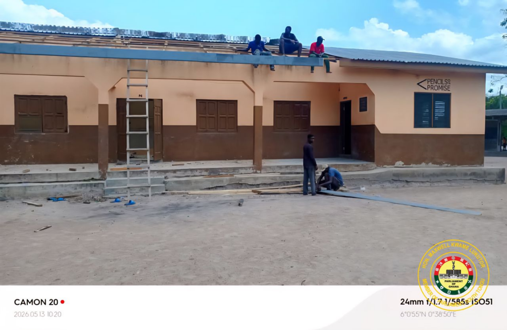 South Tongu MP gives GH¢16,200 to Dorkploame D.A. Basic School for repairs