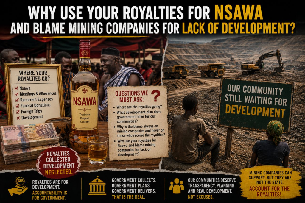 Why use your royalties for ‘nsawa’ and...