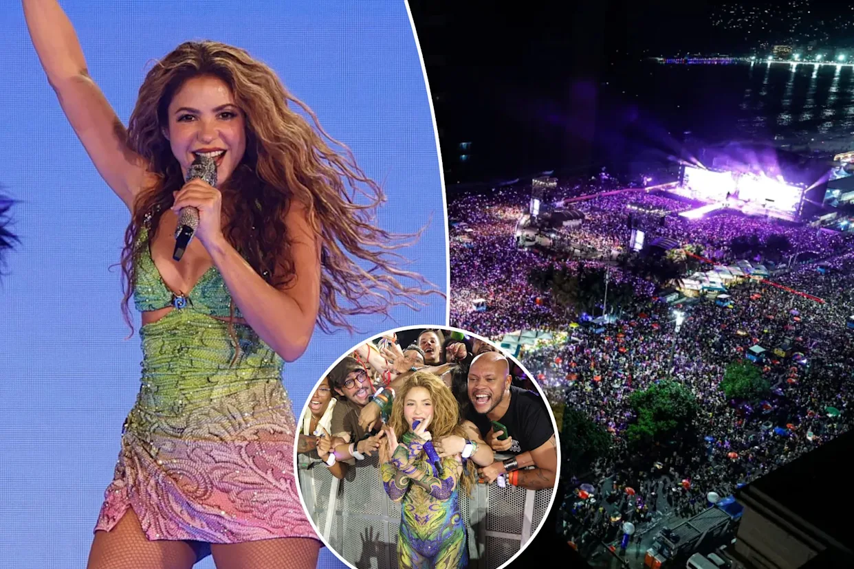 Shakira Incendeia o Rio: Show Gratuito na Copacabana Arrasa com 2 Milhões de Fãs!