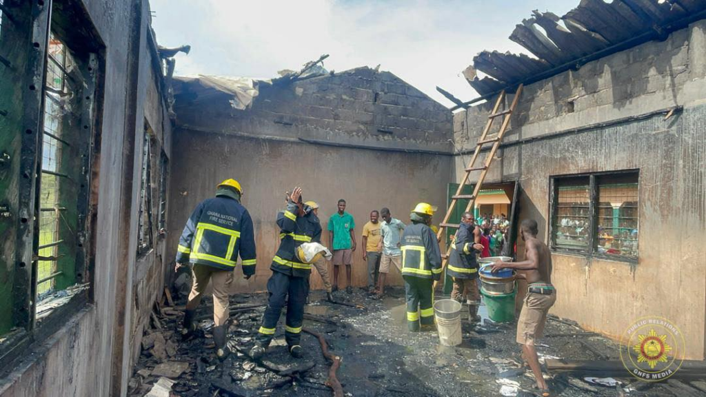 Fire destroys Afiadenyigba SHS dormitory