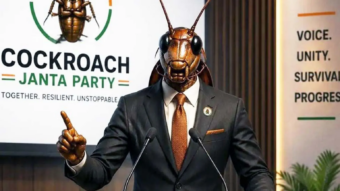 India has a new political superstar – a cockroach