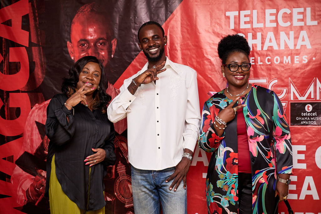 Black Sherif visits Telecel Ghana office after winning big at 27th TGMA