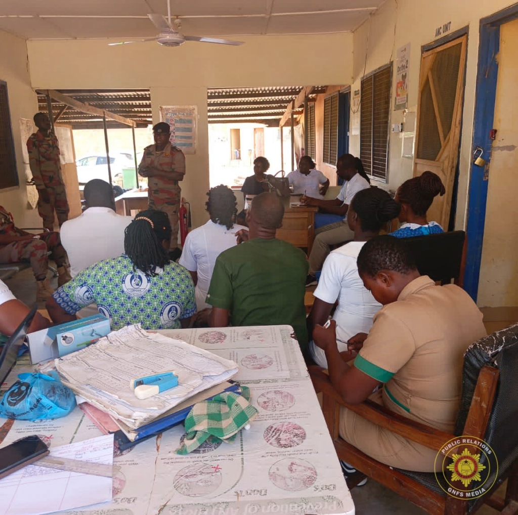 GNFS trains Gambibgo health staff on fire...