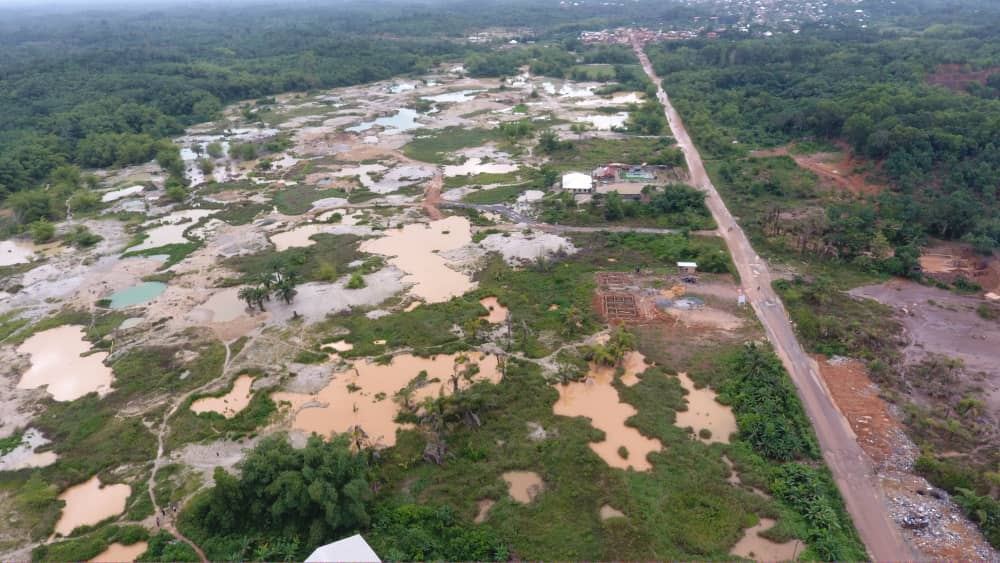 Lands Minister spearheads 800-acre reclamation drive in Nkroful to reverse galamsey damage