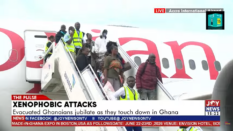 First batch of Ghanaians fleeing xenophobic attacks in South Africa arrive in Ghana