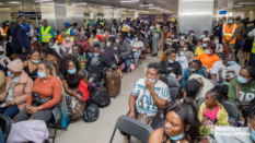 Photos: First batch of Ghanaians fleeing xenophobic attacks in South Africa arrive in Ghana