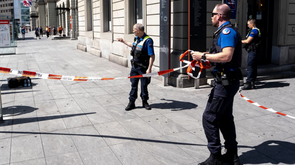 Man arrested after three injured in stabbing at Swiss train station