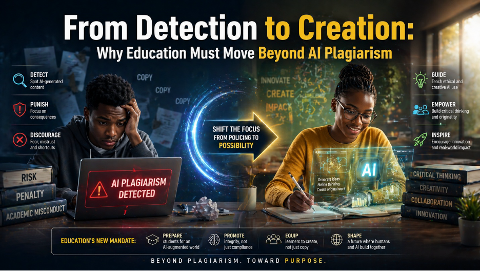 From detection to creation: Why education...