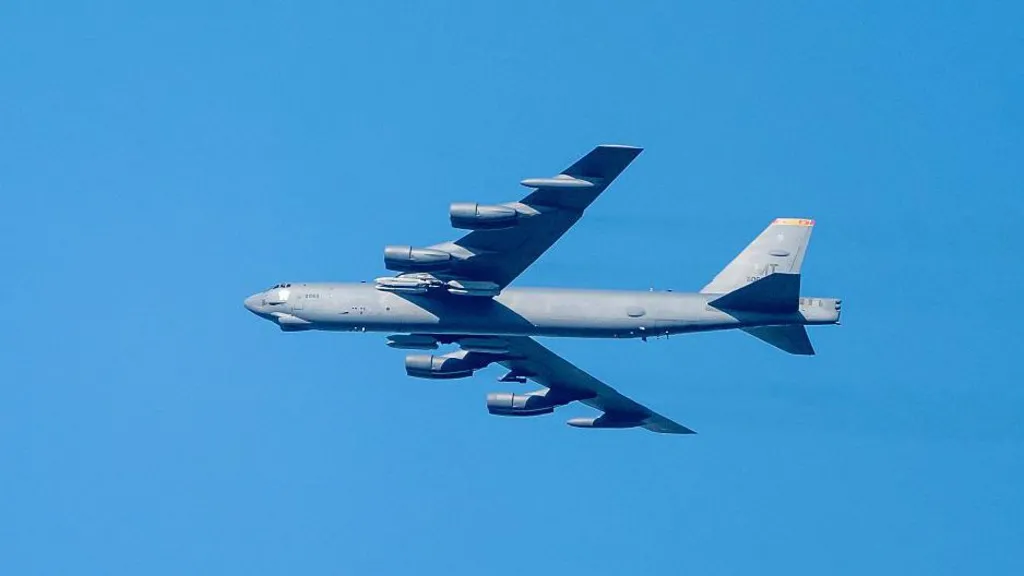 US Air Force B-52 bomber plane crashes...