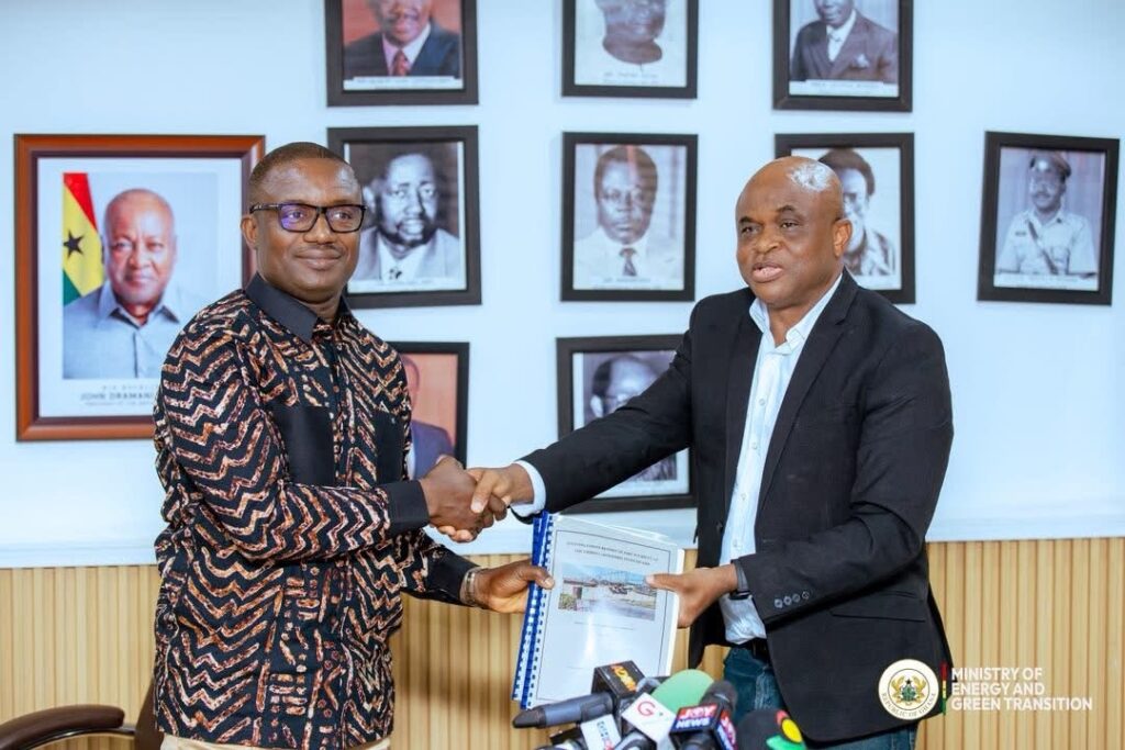 Energy Minister commends committee for work On Akosombo Subs