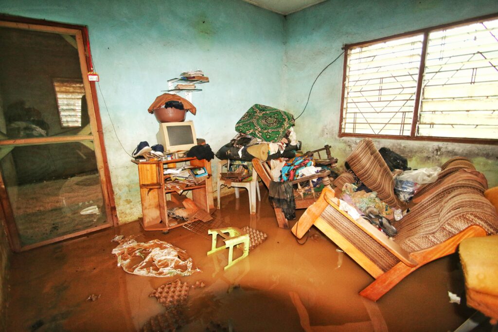 Residents displaced as floods submerge...