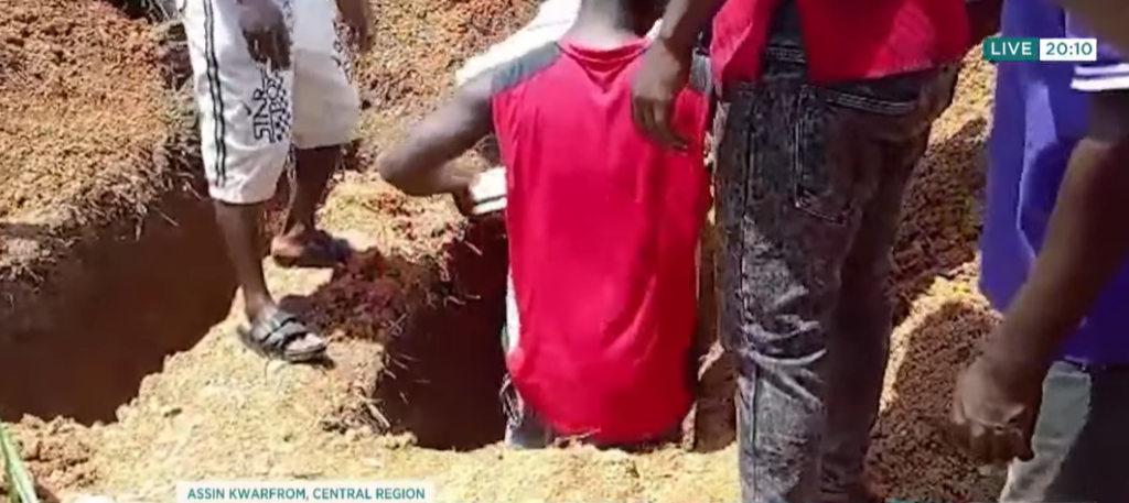 Tears flow as Assin community bids farewell to pupils killed