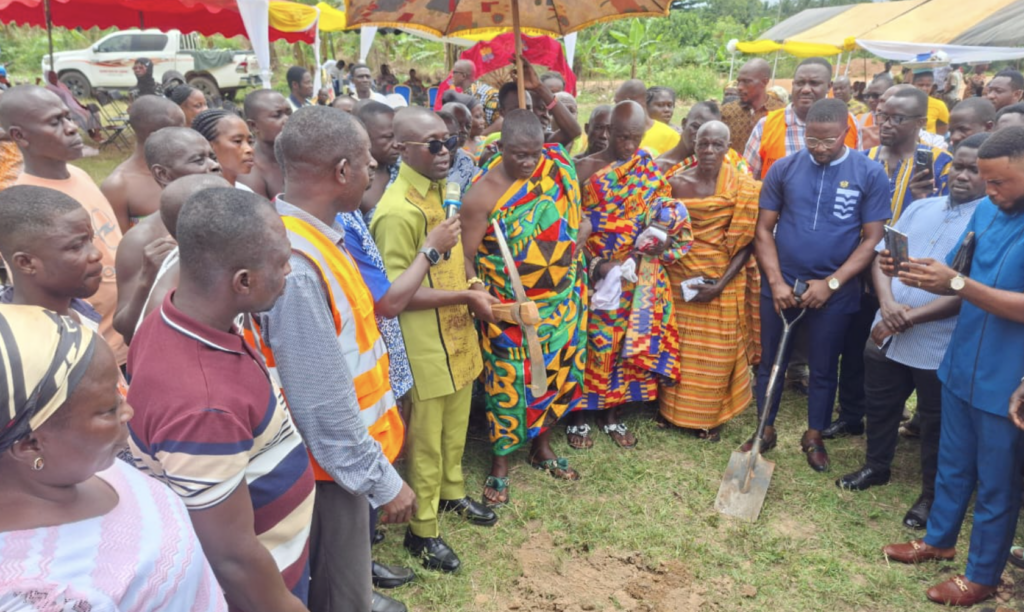 Bosome Freho begins construction of 24-hour market in Tebeso No. 2