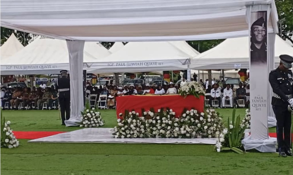 Police bid IGP Paul Tawiah Quaye farewell