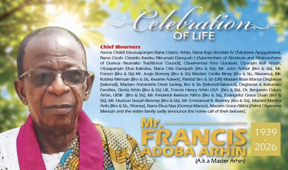 Francis Adoba Arhin aka Master Arhin