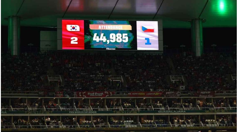 FIFA defends attendance figure amidst...