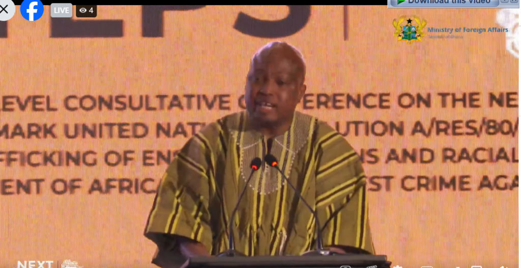 Ablakwa says critics of UN slavery...
