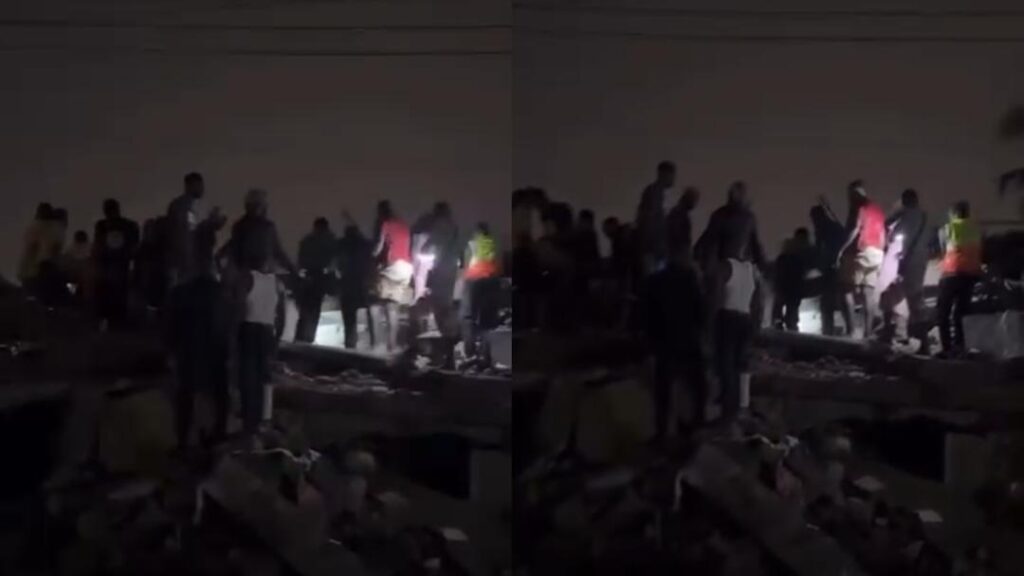 Multiple people trapped after storey building collapsed at Adenta New Site