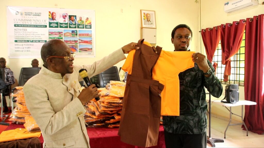 Speaker Alban Bagbin donates 16,584 uniforms, commissions tw