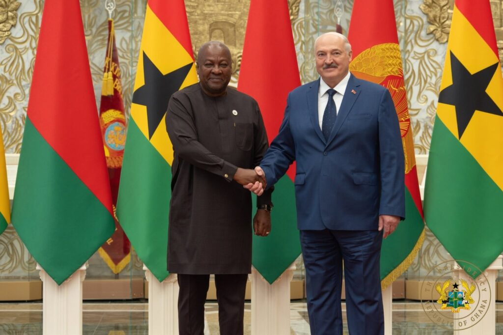 Mahama signs three MoUs with Belarus