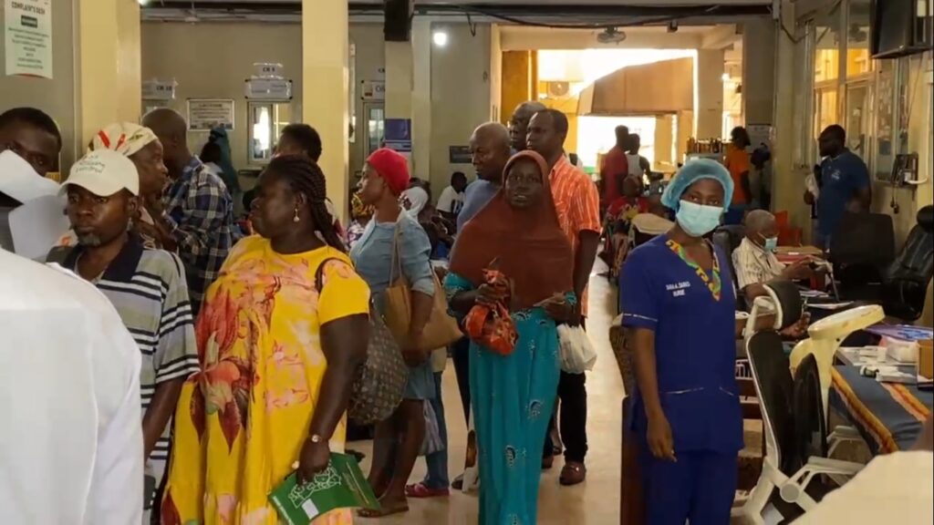 KATH OPD crowded as normal services resume after d