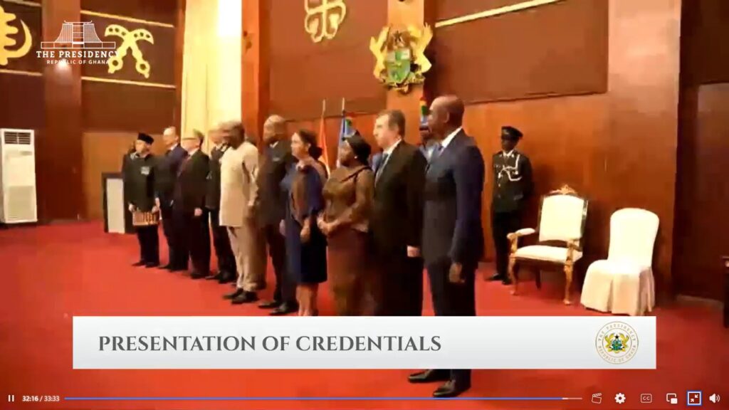 Mahama receives ambassadors from Russia,...
