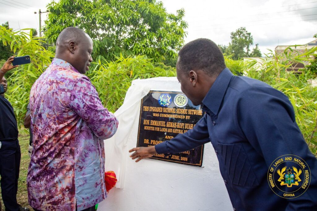 Lands Minister  strengthens earthquake monitoring with upgraded national seismic network