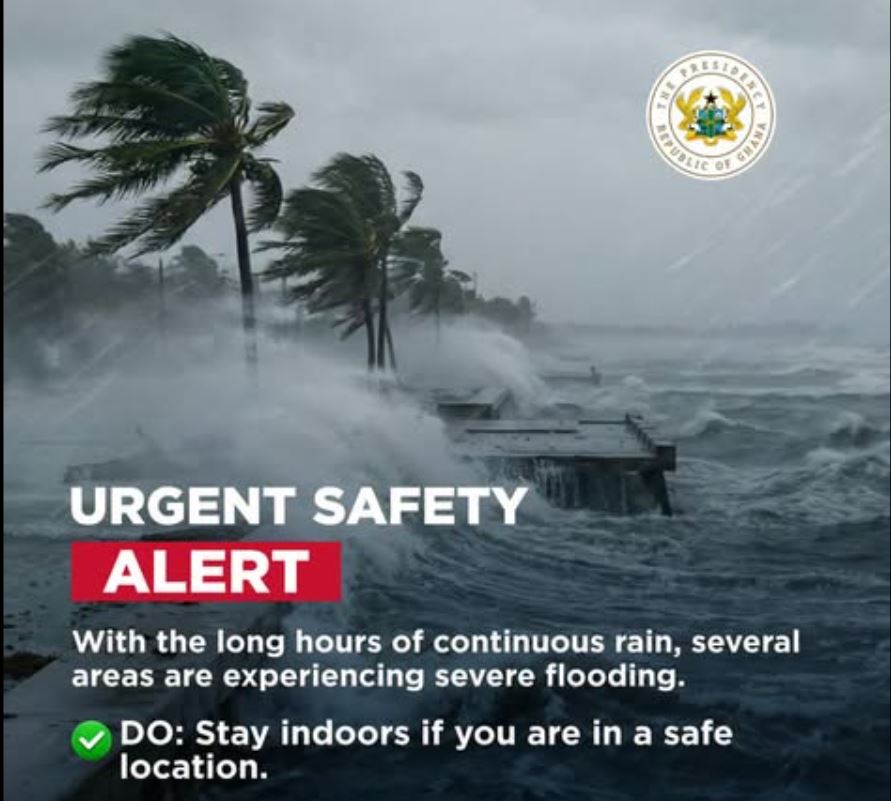 Presidency issues urgent flood safety...
