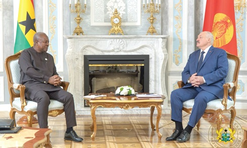 Mahama secures 1,840 agric equipment pact with Belarus