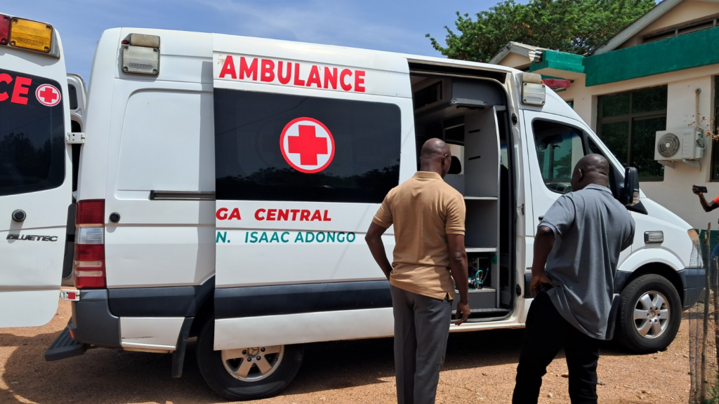 Adongo hands over ambulance, housing for doctors t