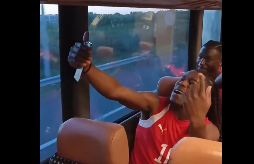 Video: Black Stars players jam to Black Sherif’s ‘Top of the