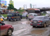 Resurfaced potholes on Accra–Nsawam highway Leave commuters stranded in traffic
