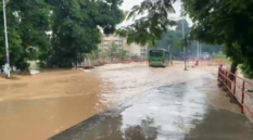 Flooded roads disrupt academic activities at KNUST, leave students stranded