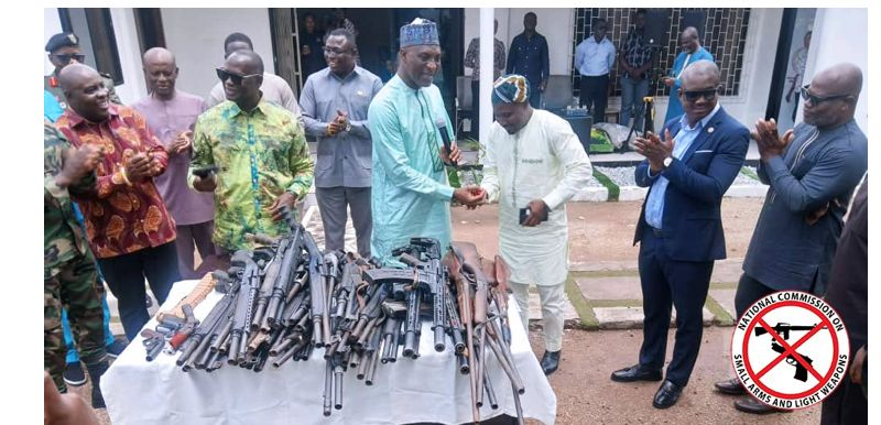 NAIMOS hands over 141 seized firearms for...