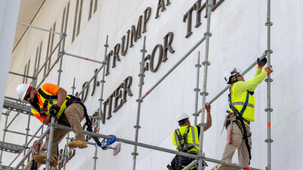 Trump’s name being removed from Kennedy...