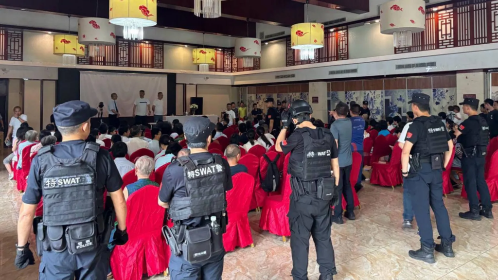 China detains two leaders of influential...