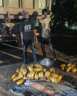 Tema Police arrest two suspects over 56 sacks of suspected indian hemp at Afienya