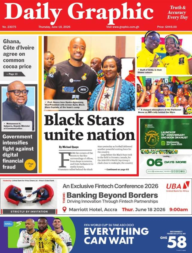 Today’s front page: Thursday, June 18,...