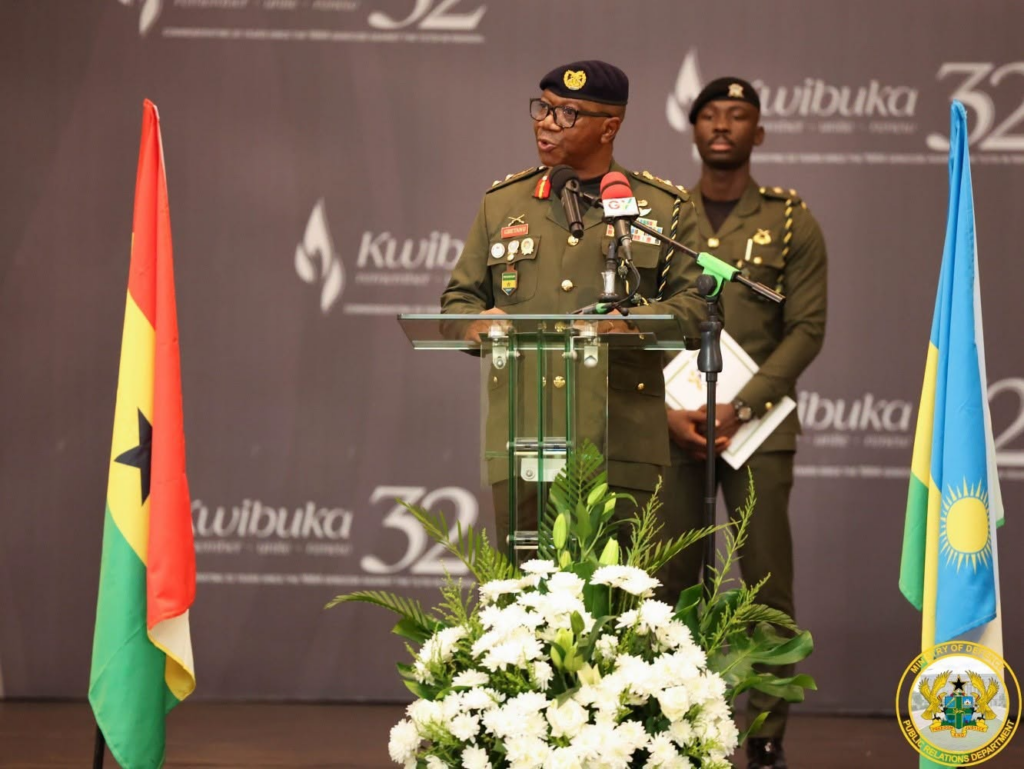 Photos: Ghana, Rwanda mark Kwibuka 32 with wreath-laying ceremony at Burma Camp