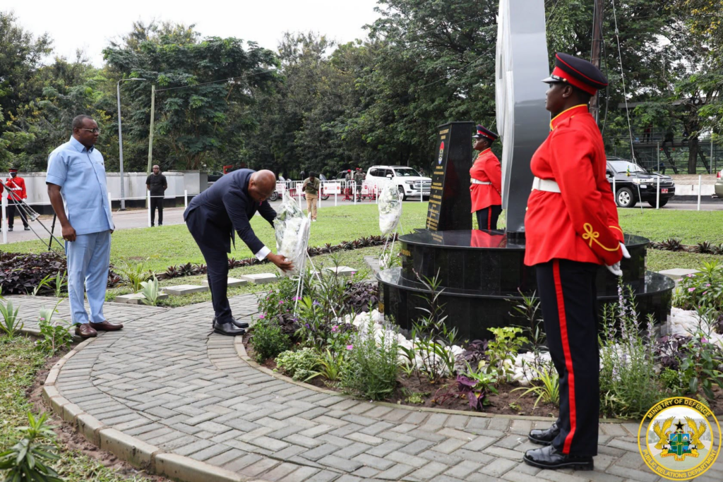 Photos: Ghana, Rwanda mark Kwibuka 32 with wreath-laying ceremony at Burma Camp