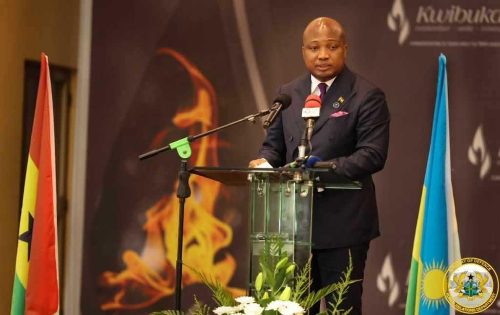 Photos: Ghana, Rwanda mark Kwibuka 32 with wreath-laying ceremony at Burma Camp