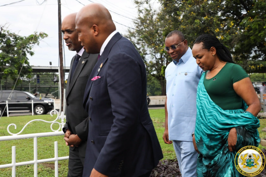 Photos: Ghana, Rwanda mark Kwibuka 32 with wreath-laying ceremony at Burma Camp