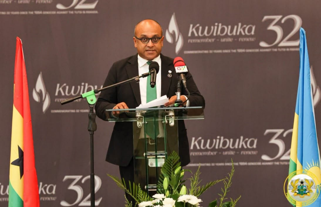 Photos: Ghana, Rwanda mark Kwibuka 32 with wreath-laying ceremony at Burma Camp