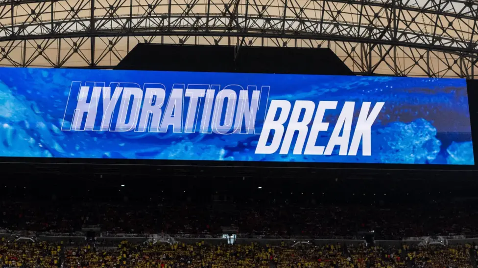No extra revenue for FIFA from hydration...