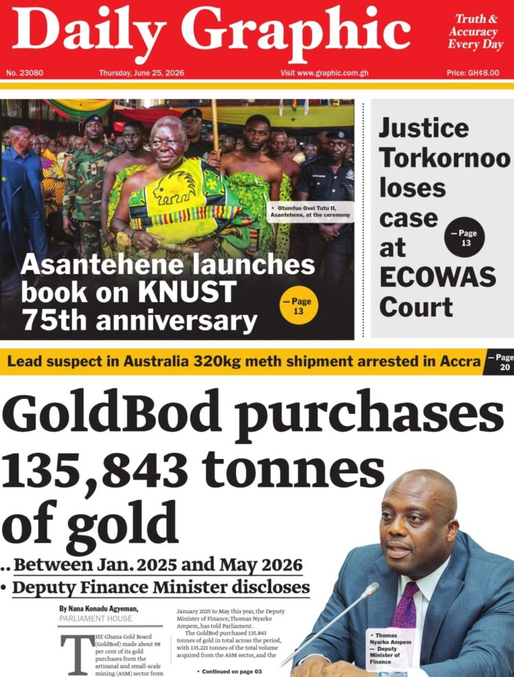 Today’s Front pages: Thursday, June 25,...