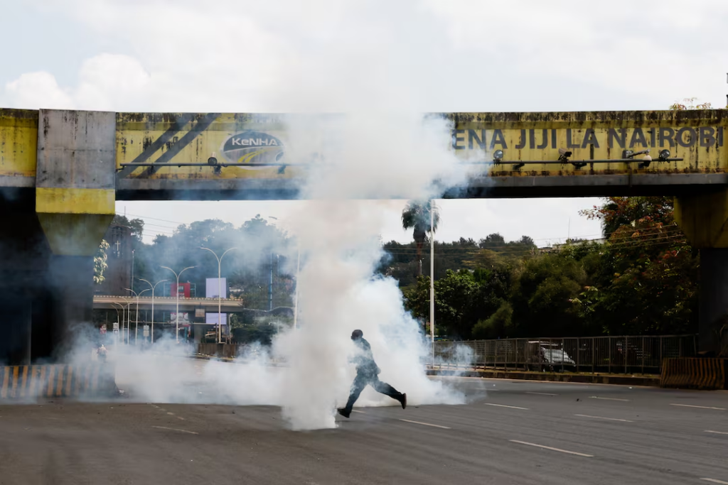 Kenya police disperse group marking deadly ...