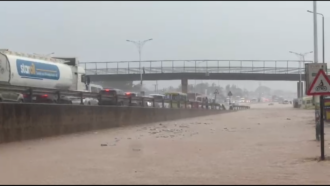 Flooding disrupts movement on Accra–Kumasi highway