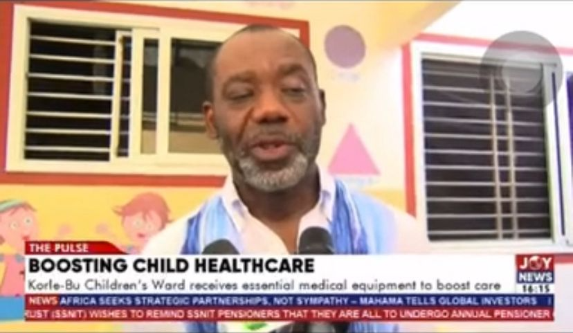 Napo donates medical equipment to KATH children’s ward to mark his birthday