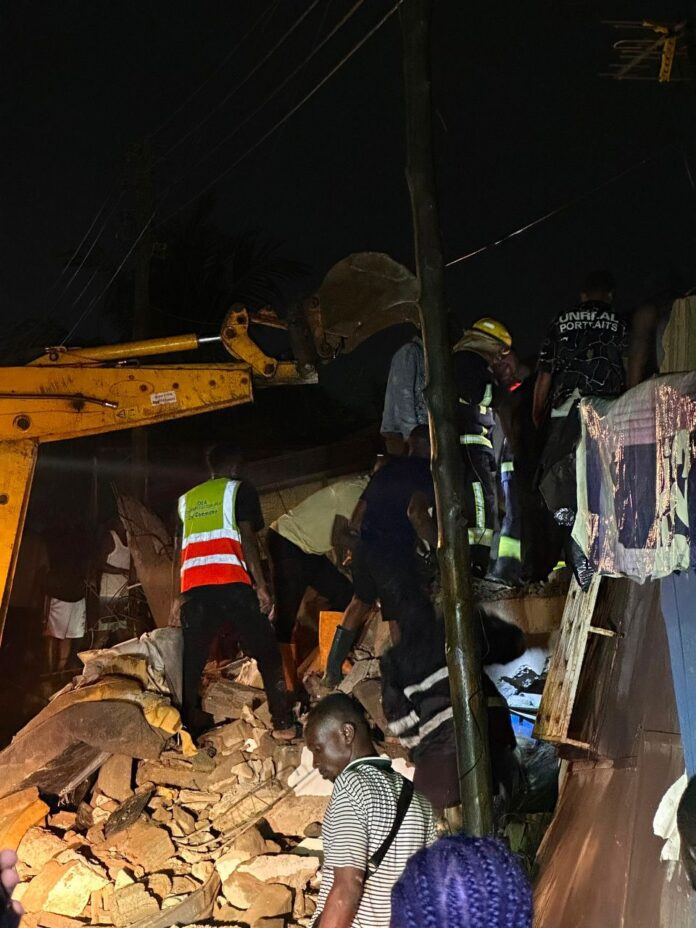 Woman dead in Adenta New Site building collapse