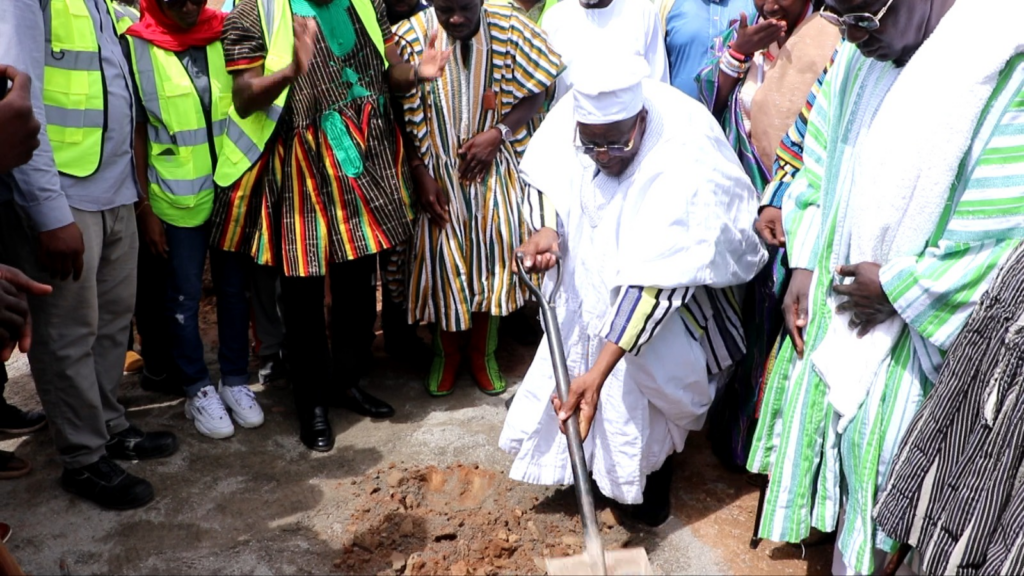 Speaker Bagbin breaks ground on Wa Palace...